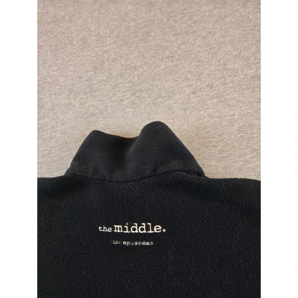Patagonia Synchilla Quarter Zip Mens Large Black The Middle 100th Episode Fleece